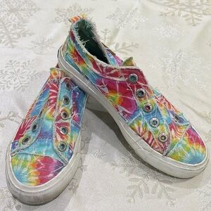 BLOWFISH TROPICAL TIE DYE SLIP ON SNEAKERS